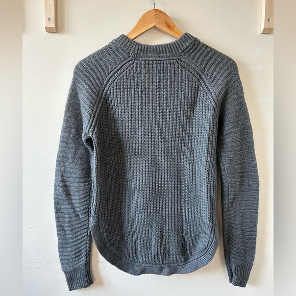 Grey Crew Neck Knit Sweater (wilfred) - Picture 4 of 4